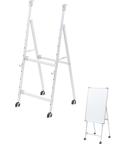 Amazon | AOVOCO ホワイトボード 高さと幅調節可能 折りたたみ式 600